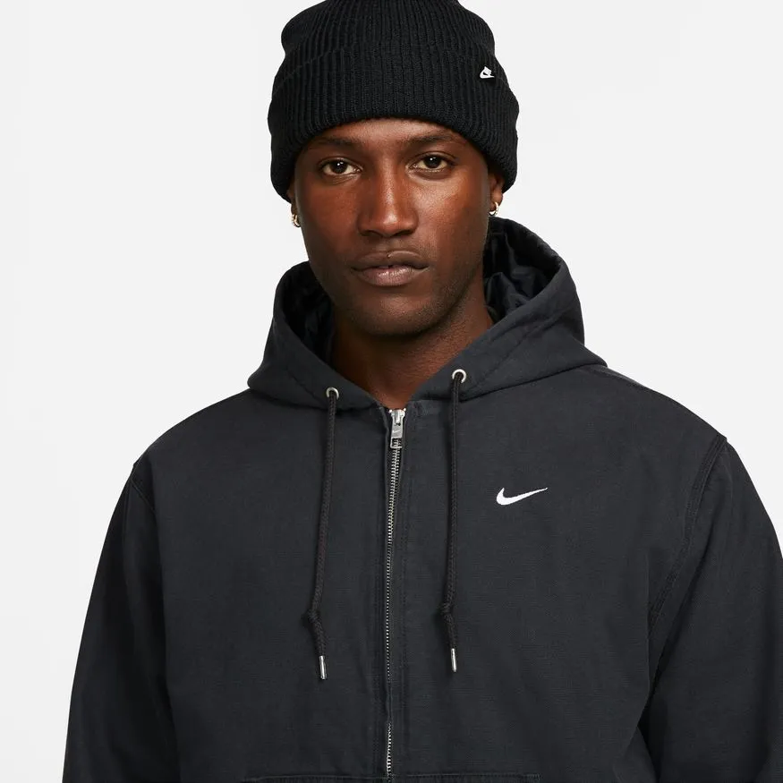 PADDED HOODED JACKET "OFF NOIR"