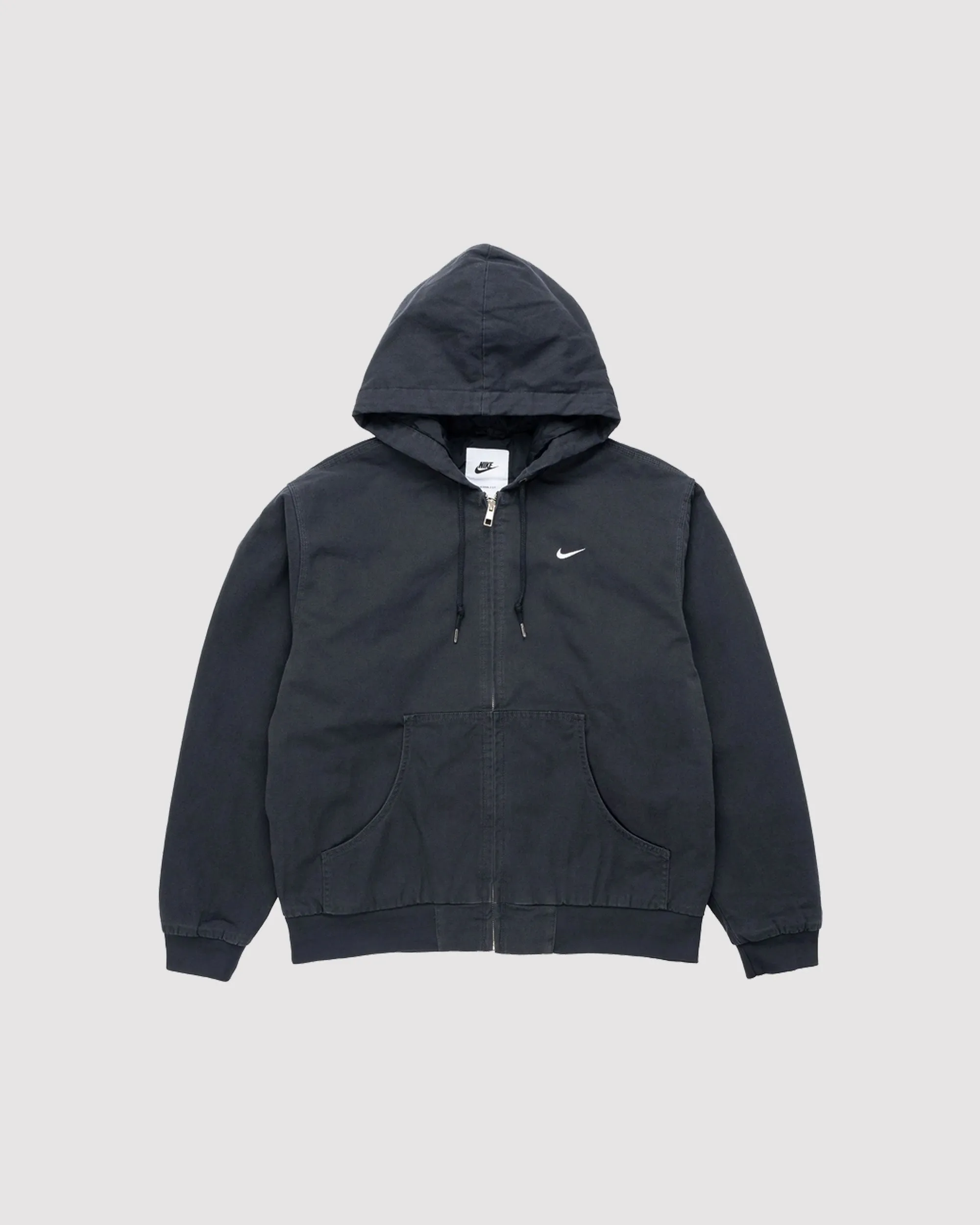PADDED HOODED JACKET "OFF NOIR"