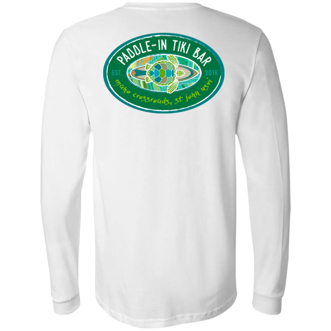 Paddle In Bella   Canvas Men's Jersey LS T-Shirt
