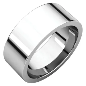 Palladium 8mm Flat Comfort Fit Band, Size 5.5