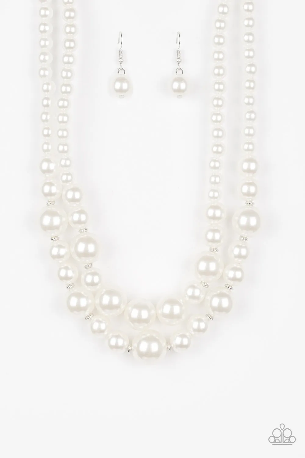 Paparazzi The More The Modest Necklace White