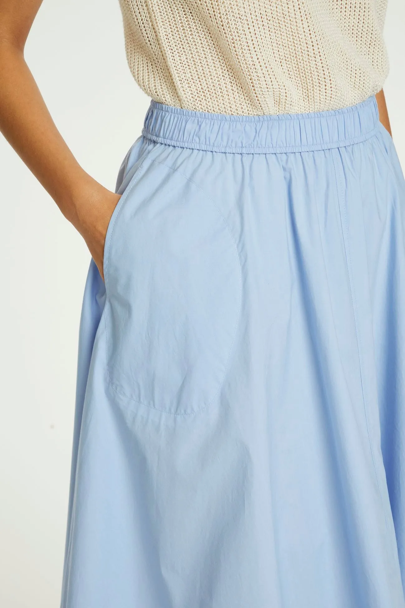 Part Two Inga Skirt (Brunnera Blue) - FINAL SALE