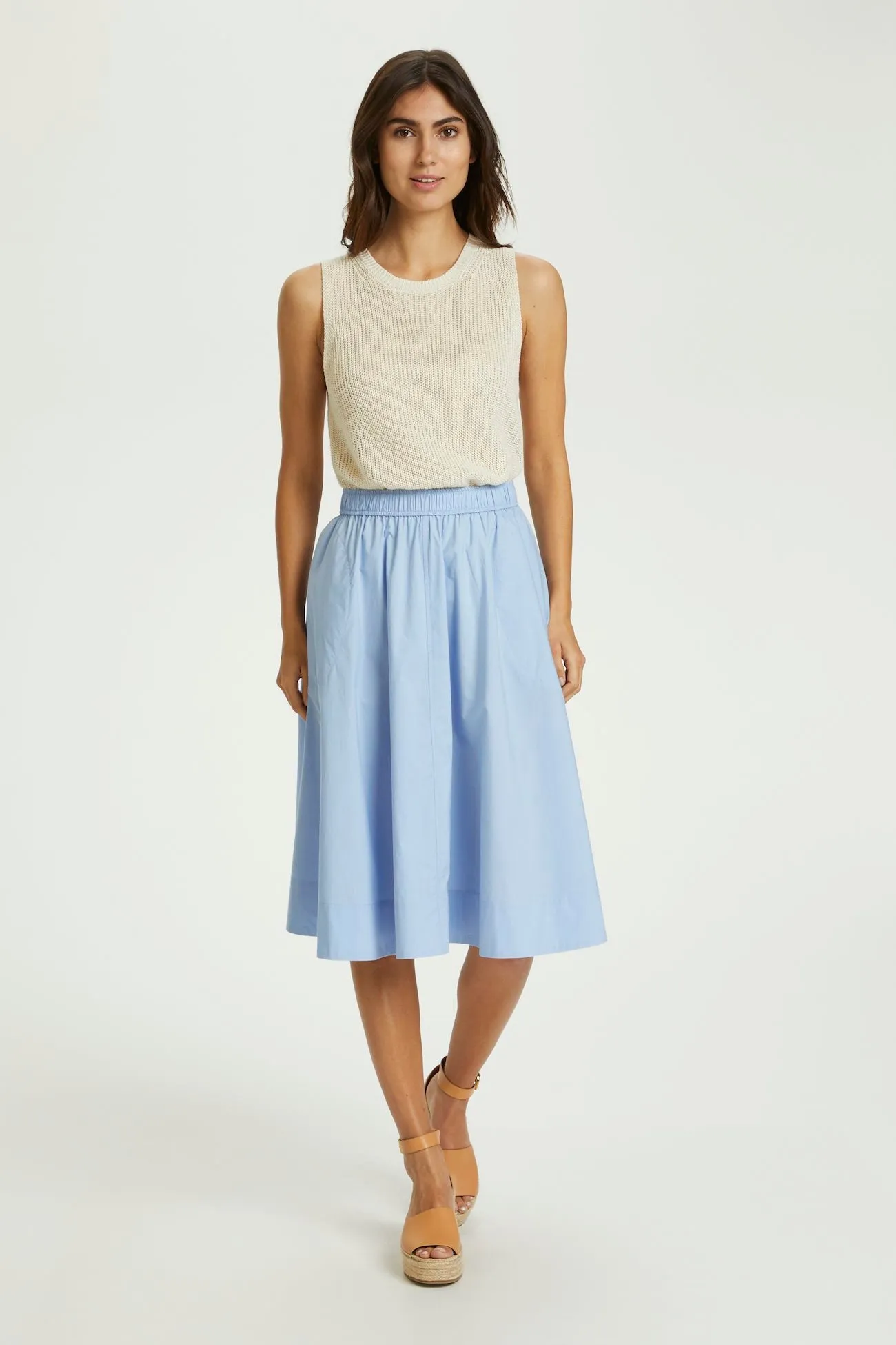 Part Two Inga Skirt (Brunnera Blue) - FINAL SALE