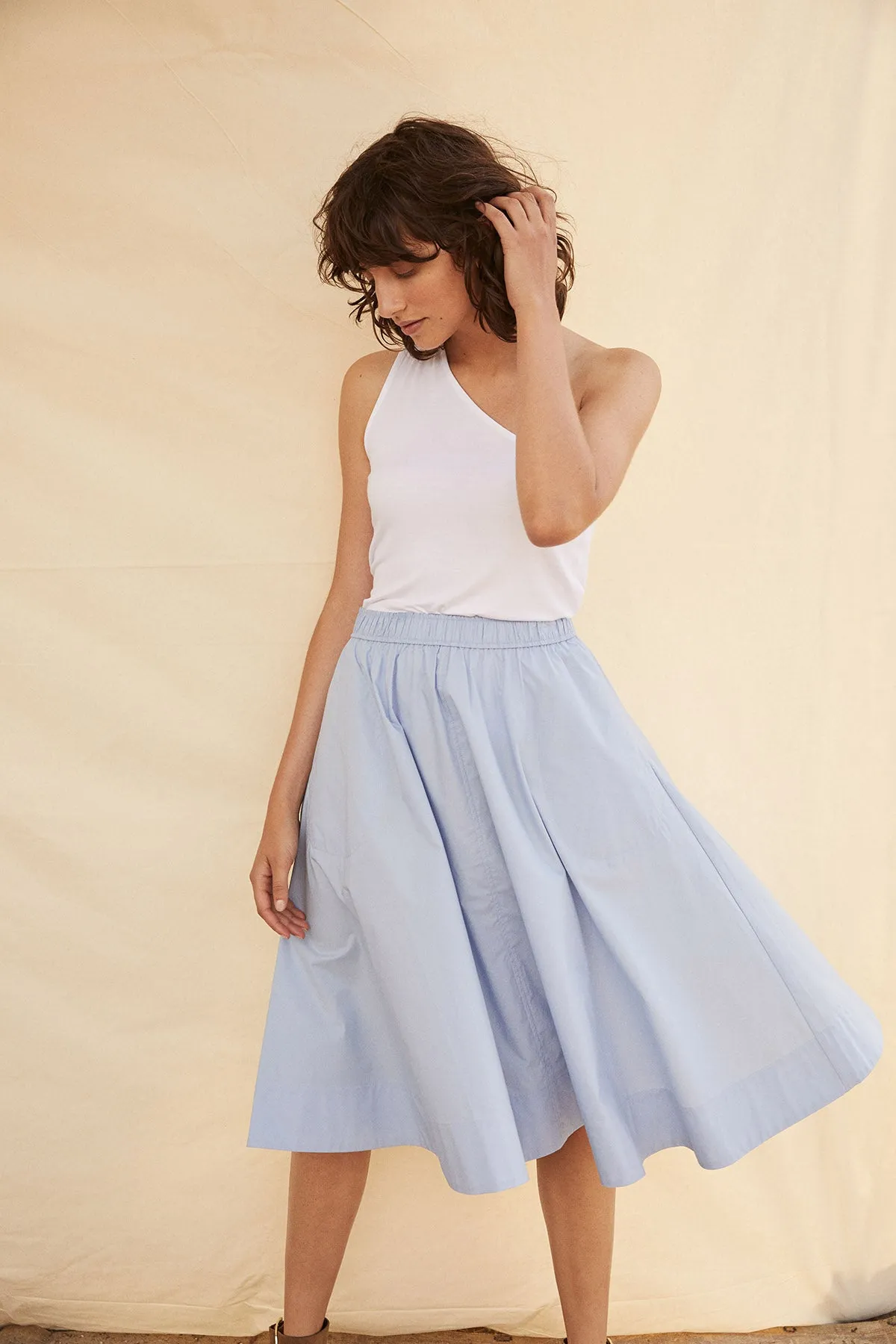 Part Two Inga Skirt (Brunnera Blue) - FINAL SALE