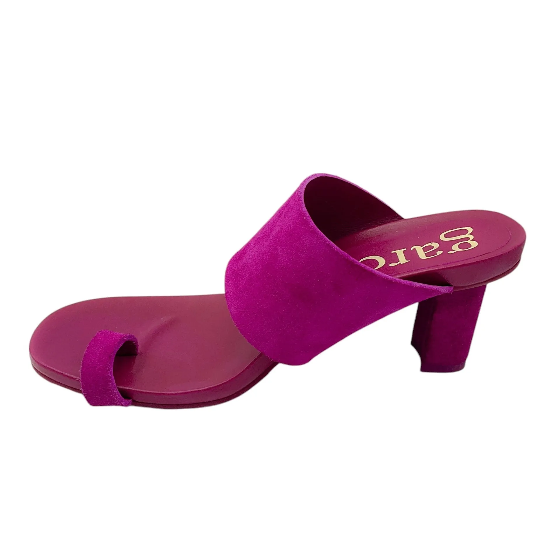 Pedro Garcia Magenta Suede Sandals