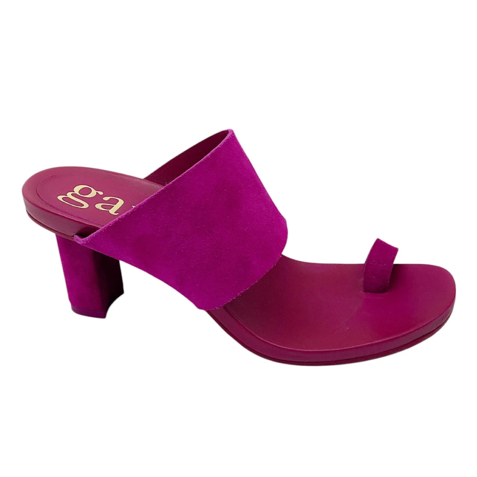 Pedro Garcia Magenta Suede Sandals