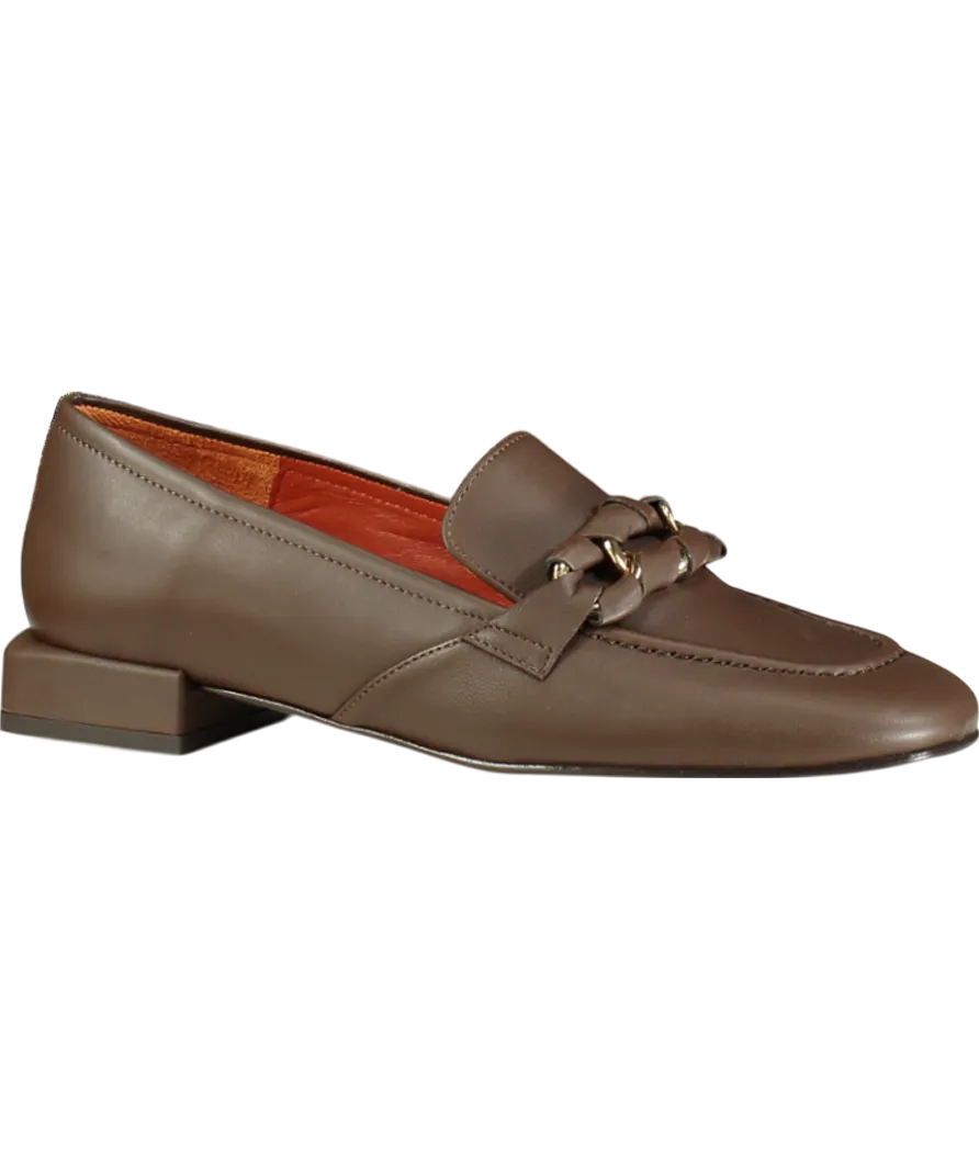 Penelope Chilvers Red Low Lorenzo Leather Loafer UK 6 EU 39 👠