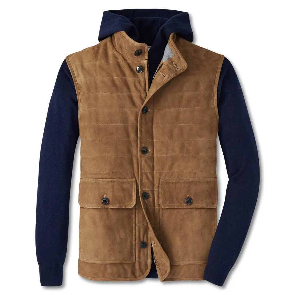 Peter Millar Suede Greenwich Vest