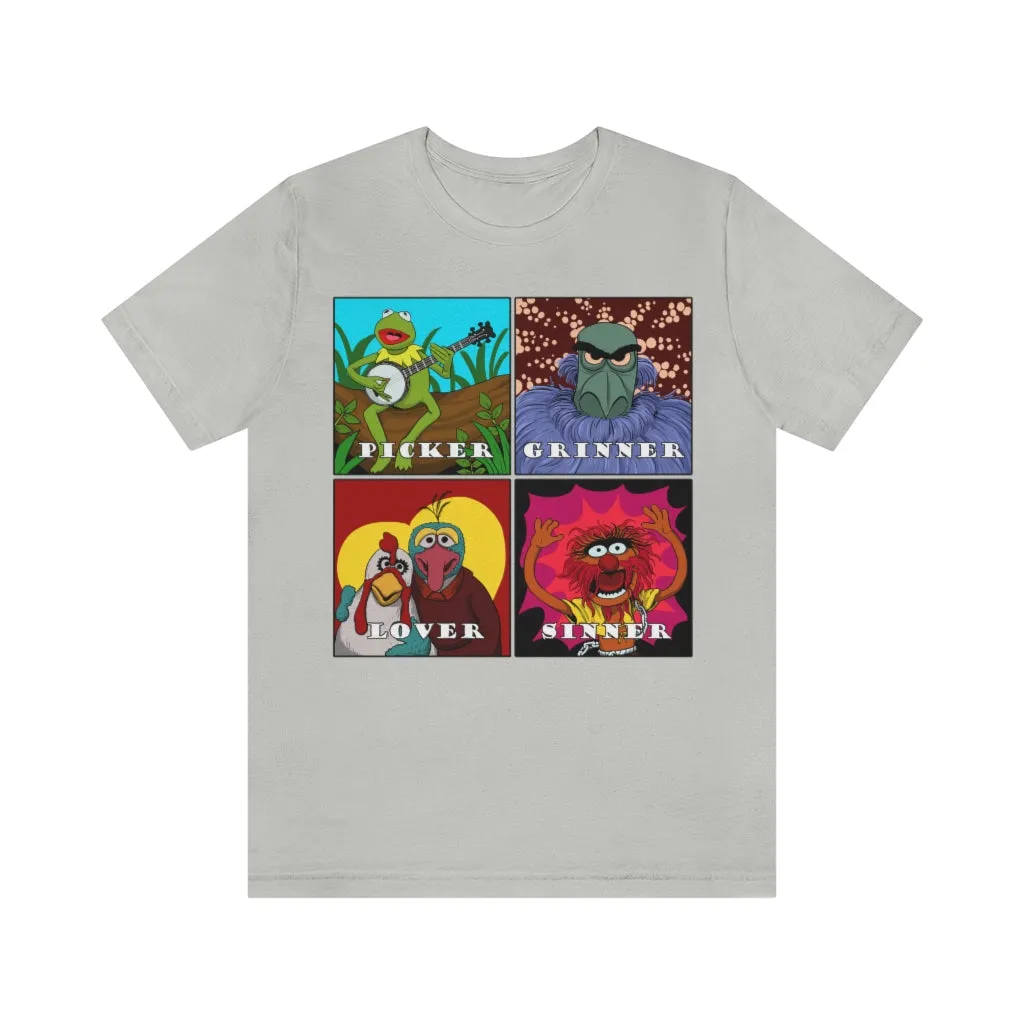 Picker Grinner Tee on Bella Canvas