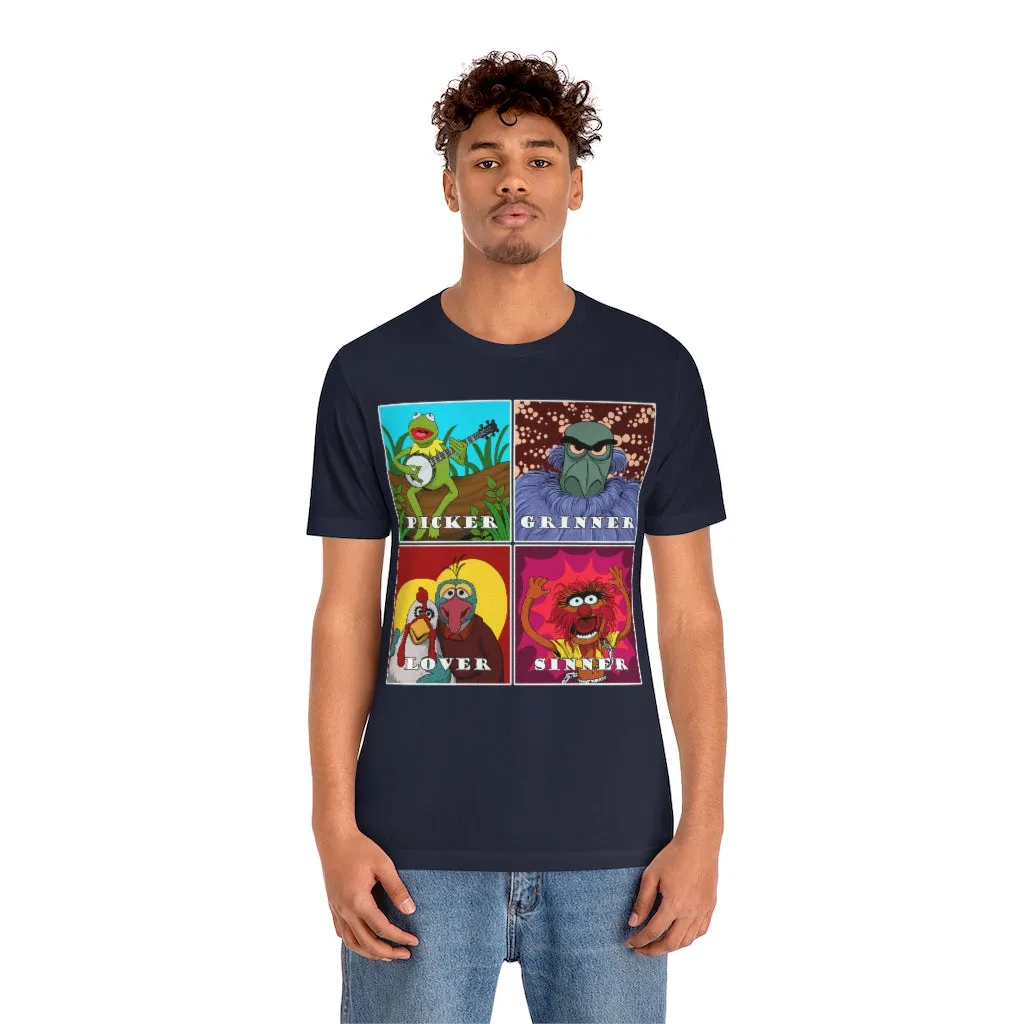 Picker Grinner Tee on Bella Canvas
