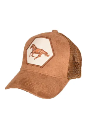 Platini Tan Horse Baseball Cap