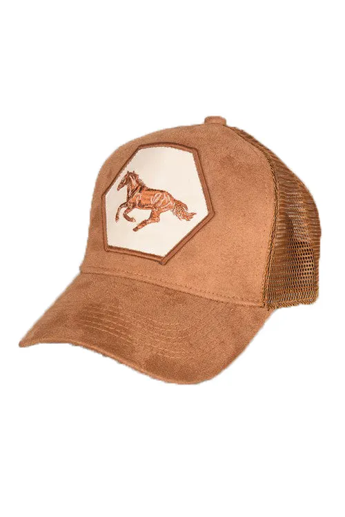 Platini Tan Horse Baseball Cap