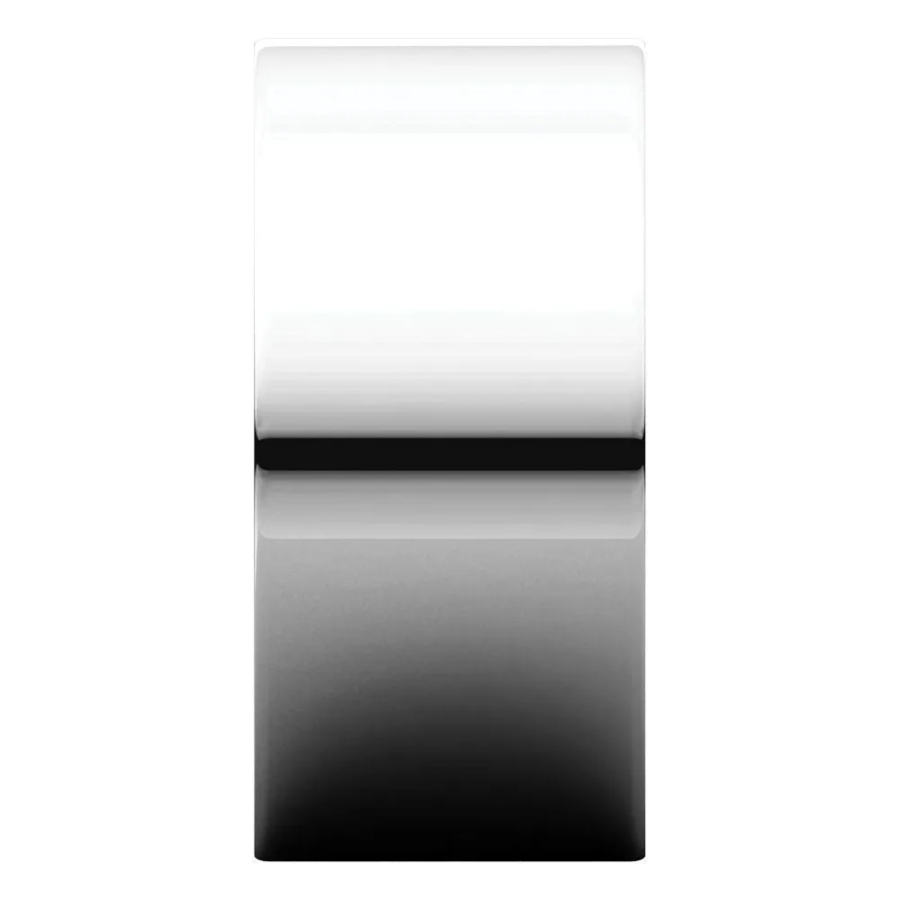 Platinum 10mm Flat Comfort Fit Band, Size 8