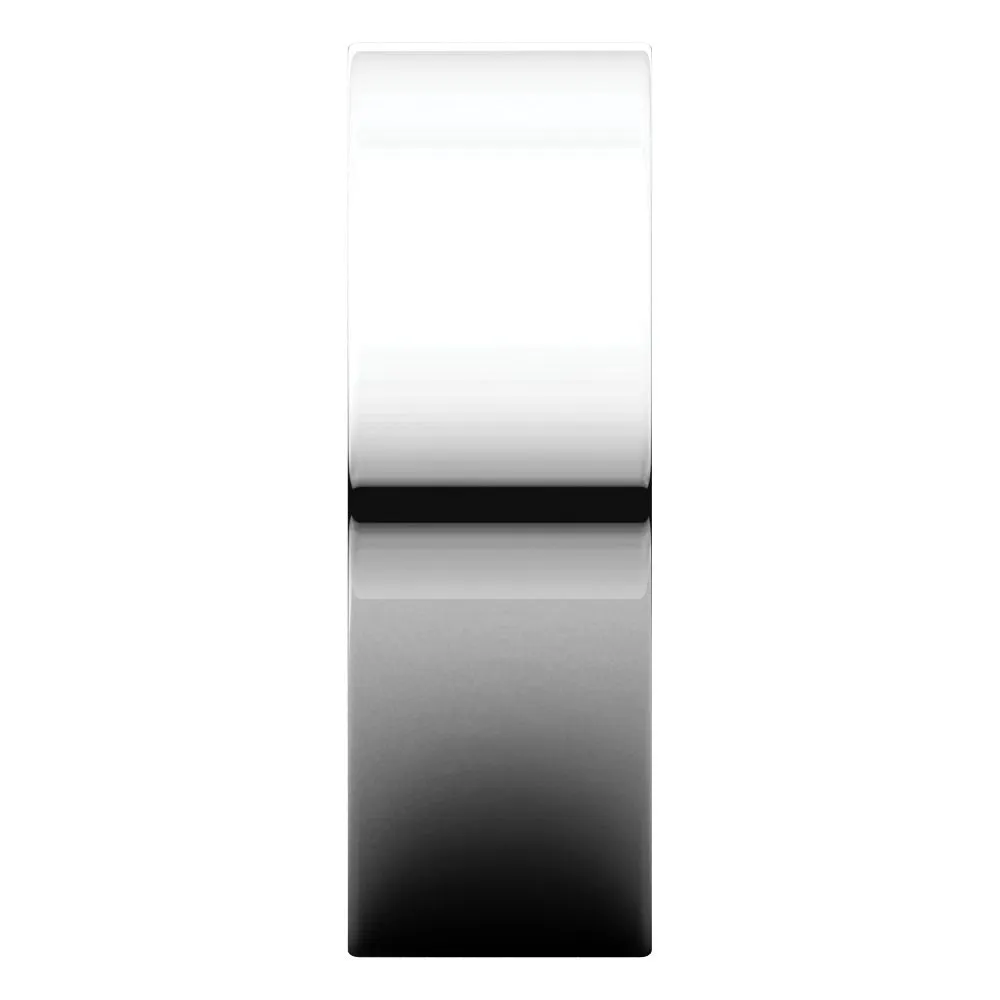 Platinum 7mm Flat Comfort Fit Band, Size 10.5