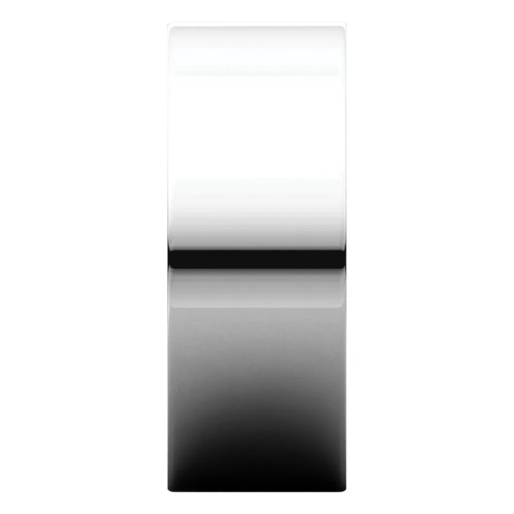 Platinum 8mm Flat Comfort Fit Band, Size 9.5