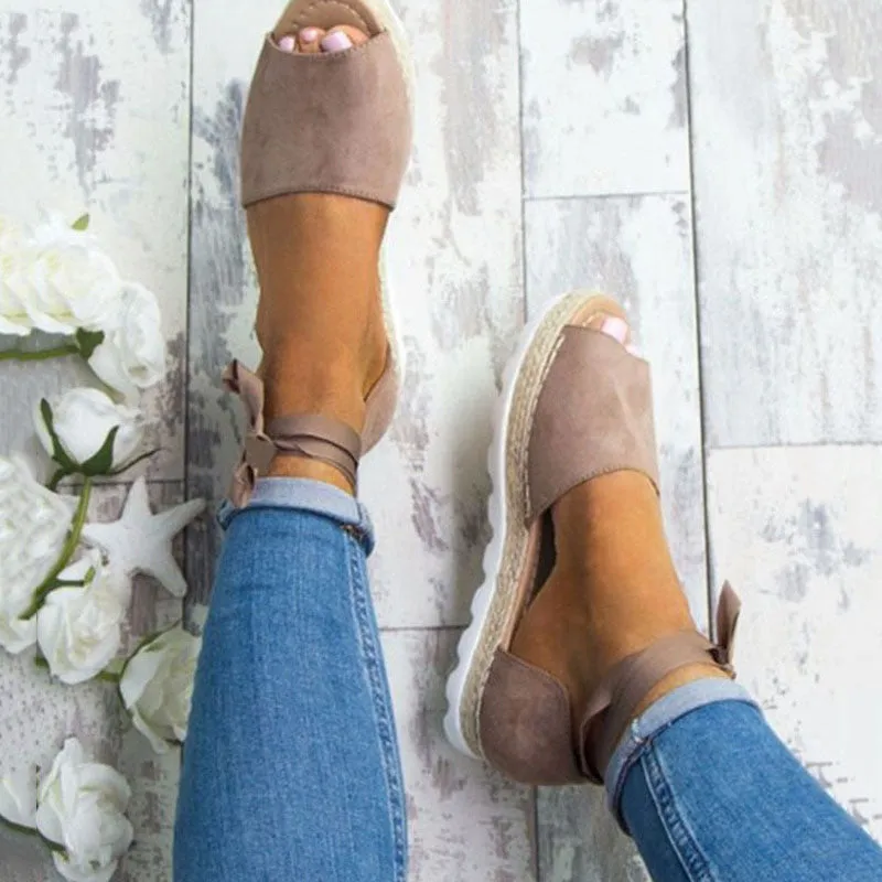 Plus Size 34-44 Flats Sandals Summer Women Sandals Fashion Casual Shoes For Woman European Rome Style Sandale Femme