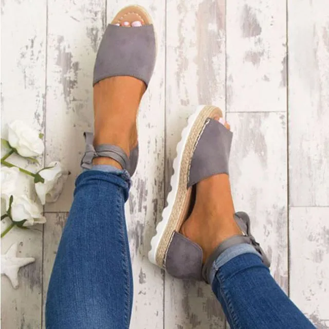 Plus Size 34-44 Flats Sandals Summer Women Sandals Fashion Casual Shoes For Woman European Rome Style Sandale Femme