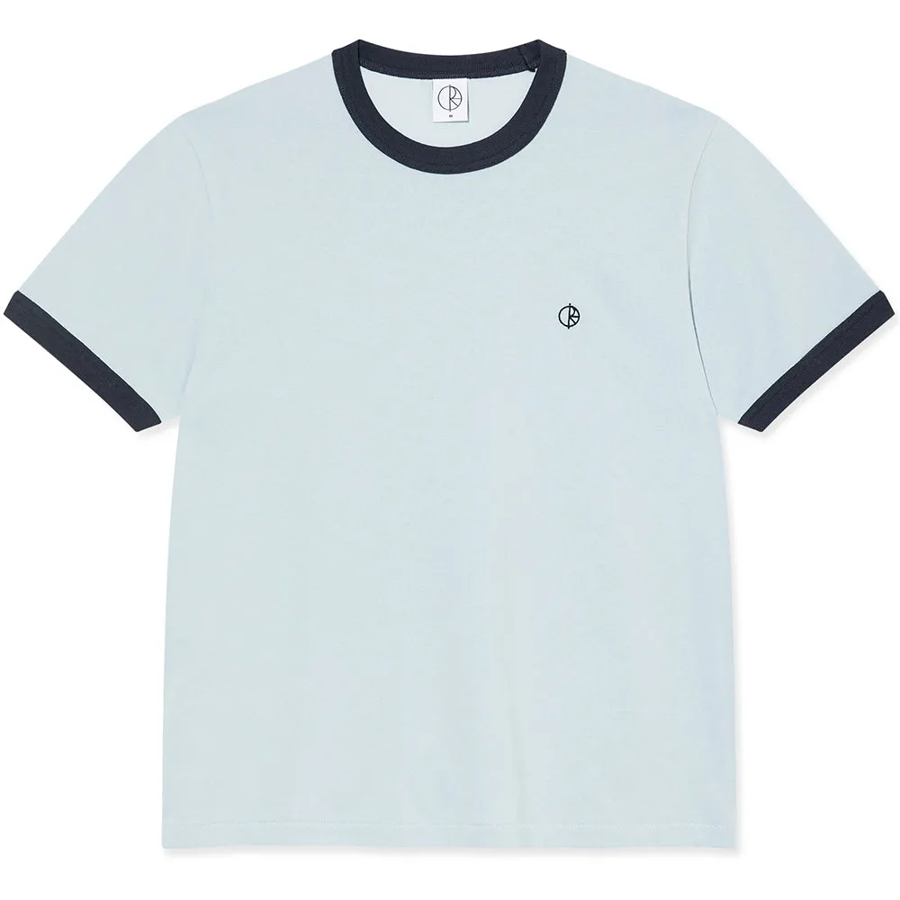 Polar Skate Co Ringer Tee Light Blue/Navy