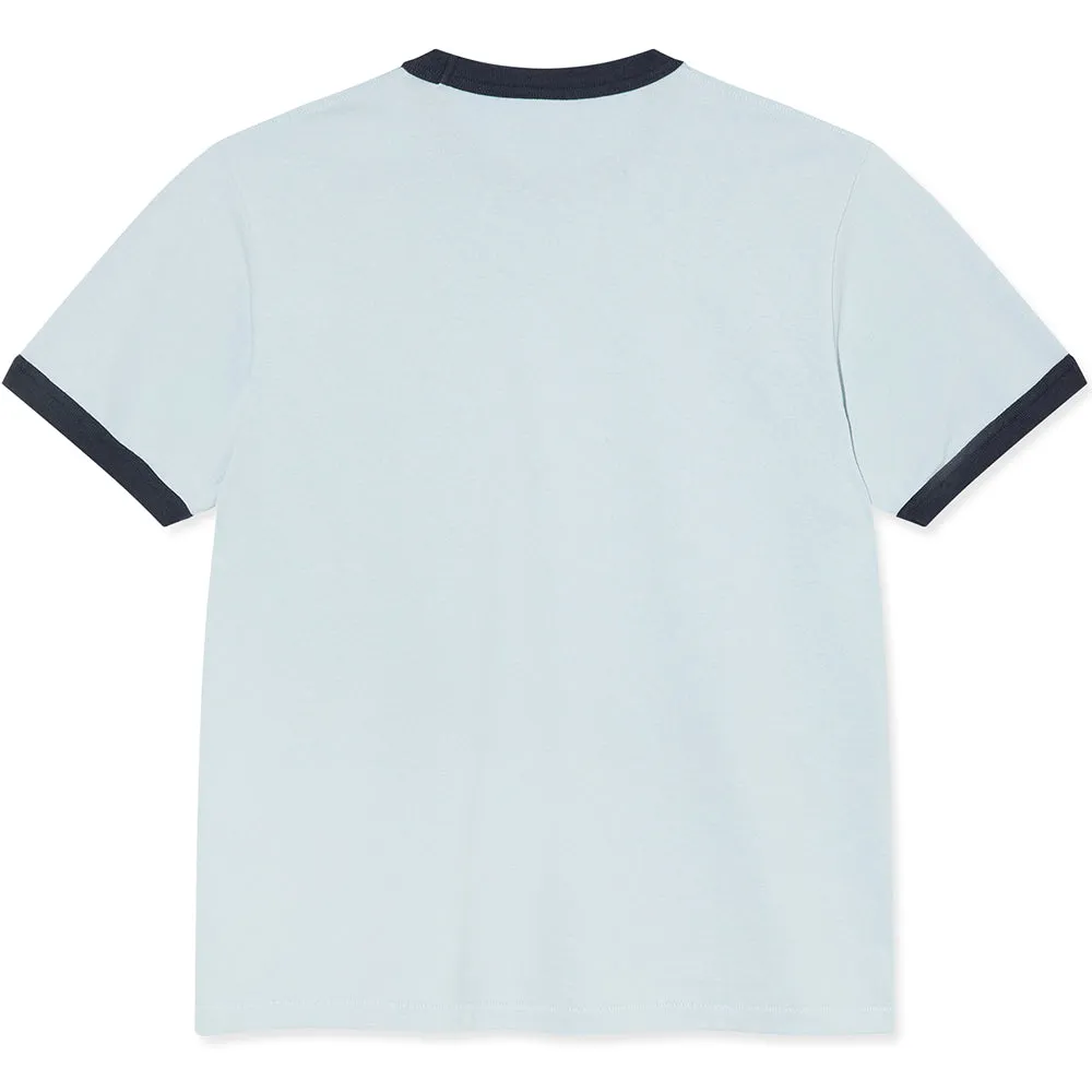 Polar Skate Co Ringer Tee Light Blue/Navy