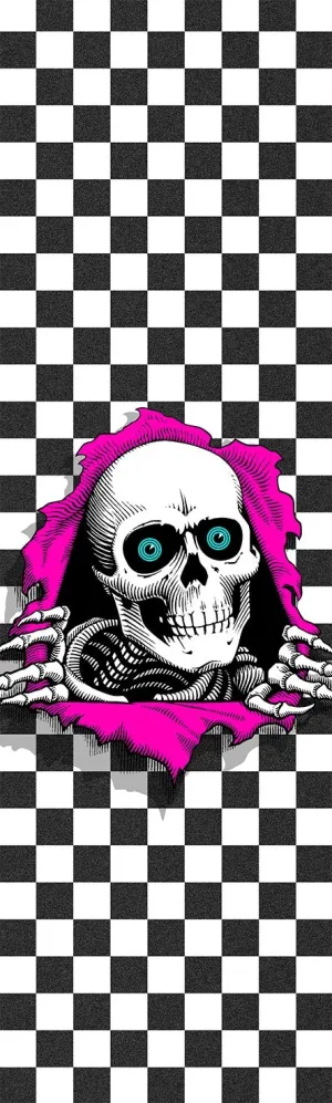 Powell Peralta - Ripper Checker White 9.0" Griptape