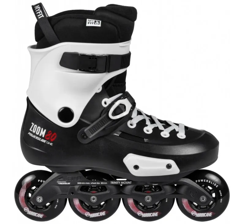 Powerslide Zoom Pro 80 Urban Freeskate - Black/White