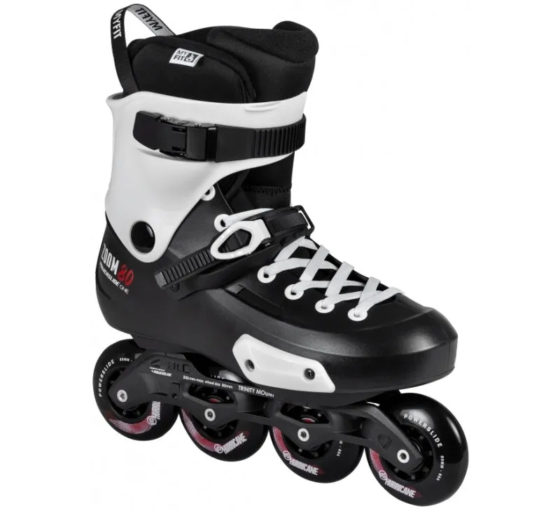 Powerslide Zoom Pro 80 Urban Freeskate - Black/White