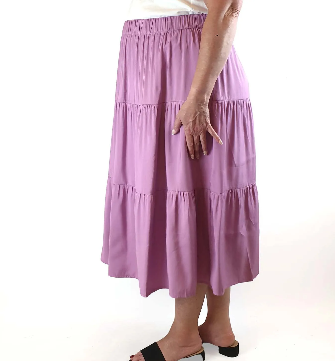 Princess Highway purple multi tier flowy skirt size 20 (best fits sizes 16-18)