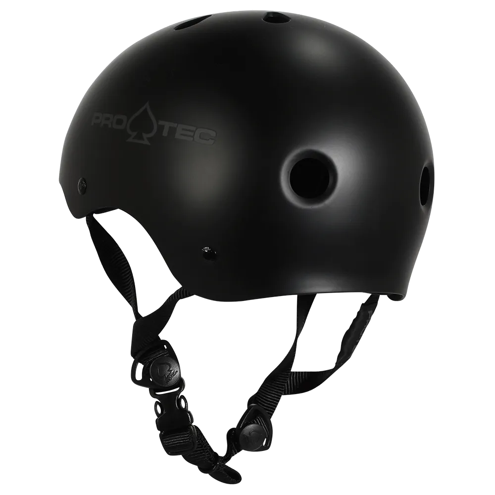 Pro Tec Classic Certified Skate Helmet Matte Black