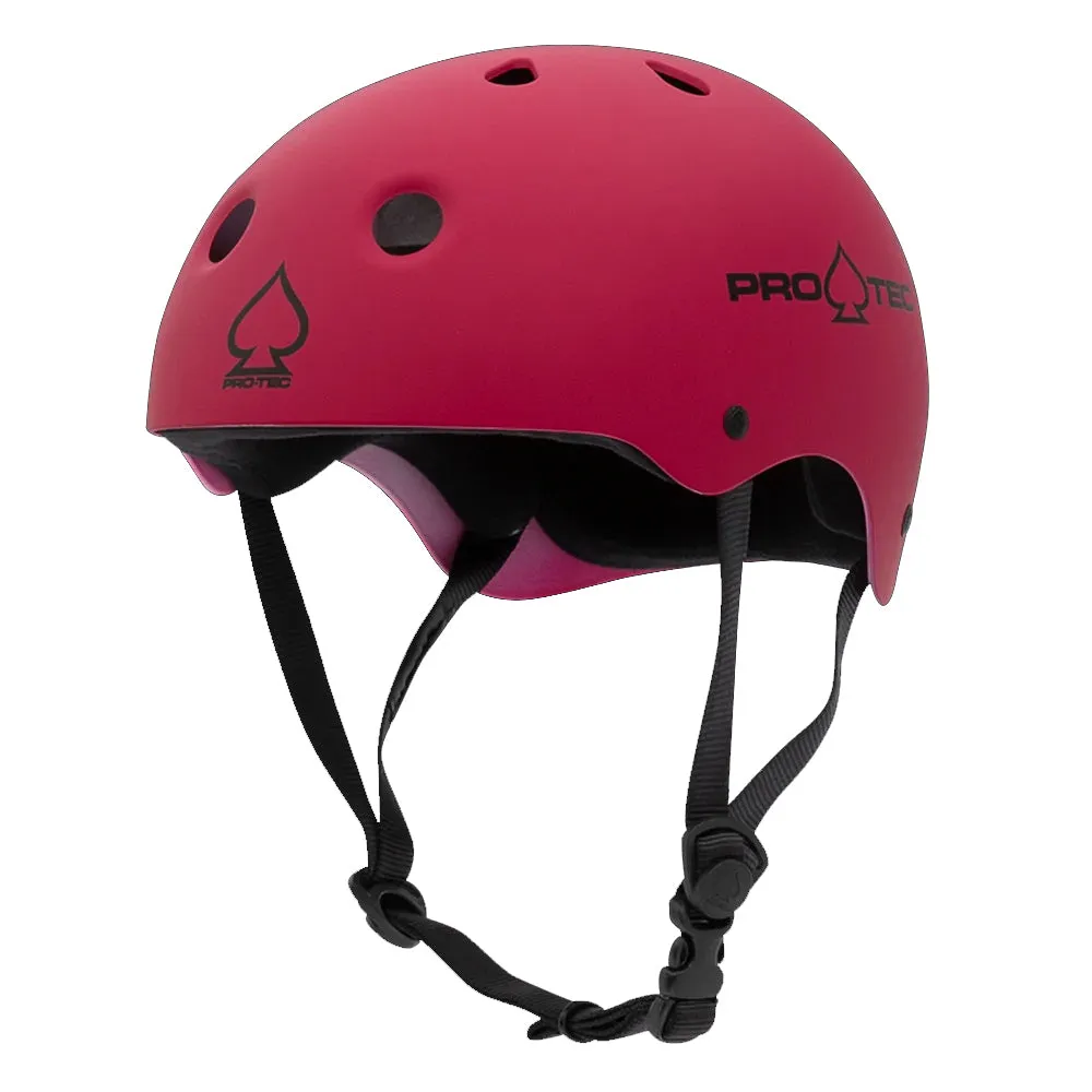 Protec Classic Matte Pink Skate Helmet
