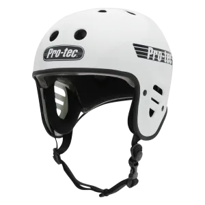 Protec Full Cut Gloss White Skate Helmet