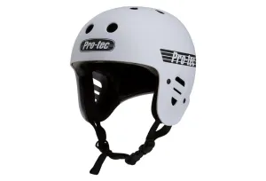 PROTEC FULL CUT HELMET WHITE