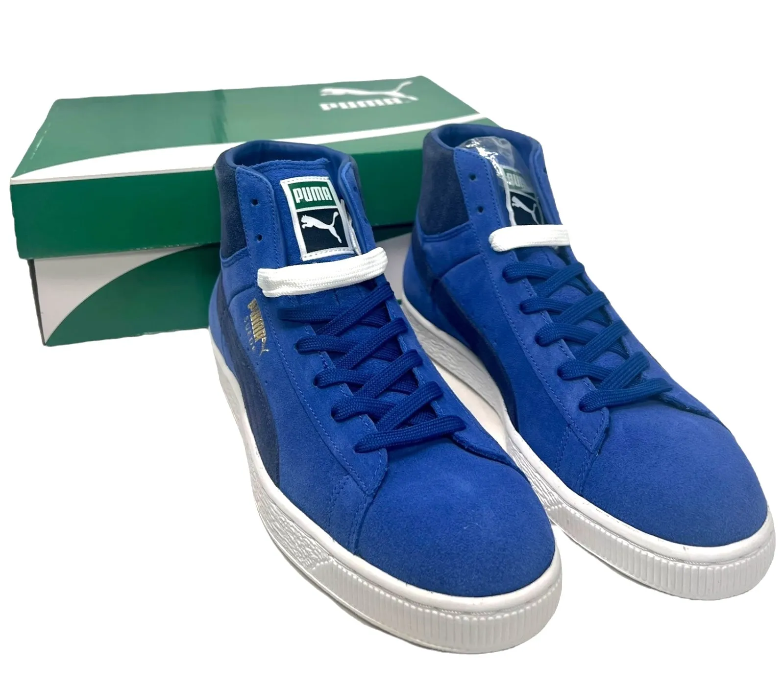 PUMA Blue Suede Mid Classic "Limonges", 2015, 9 (M)