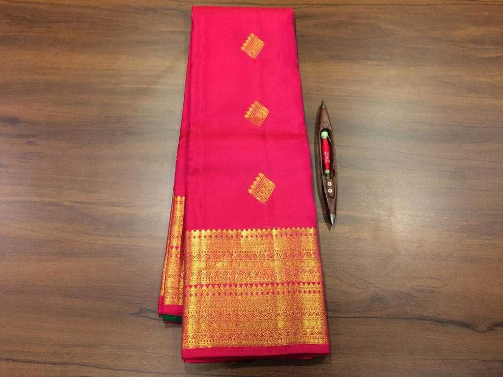 Pure Kanchipuram Silk Silver Zari Saree