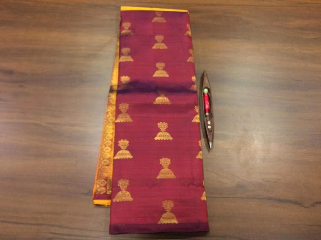 Pure Kanchipuram Silk Silver Zari Saree