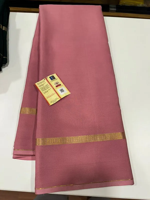 Pure Mysoore Bentex Border Silk Saree