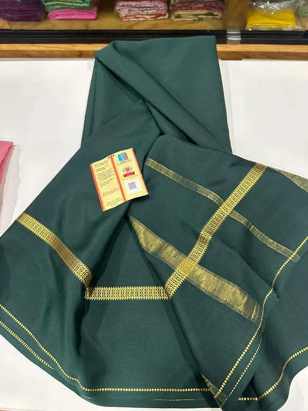 Pure Mysoore Bentex Border Silk Saree