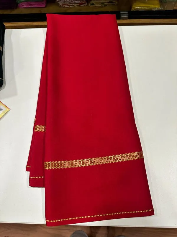 Pure Mysoore Bentex Border Silk Saree