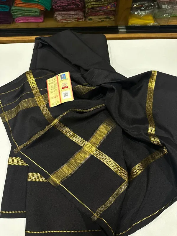 Pure Mysoore Bentex Border Silk Saree