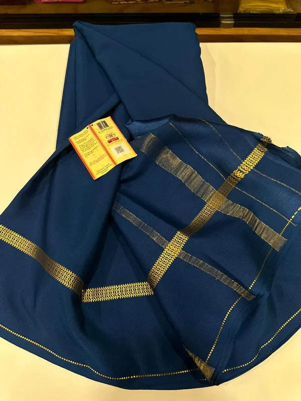 Pure Mysoore Bentex Border Silk Saree