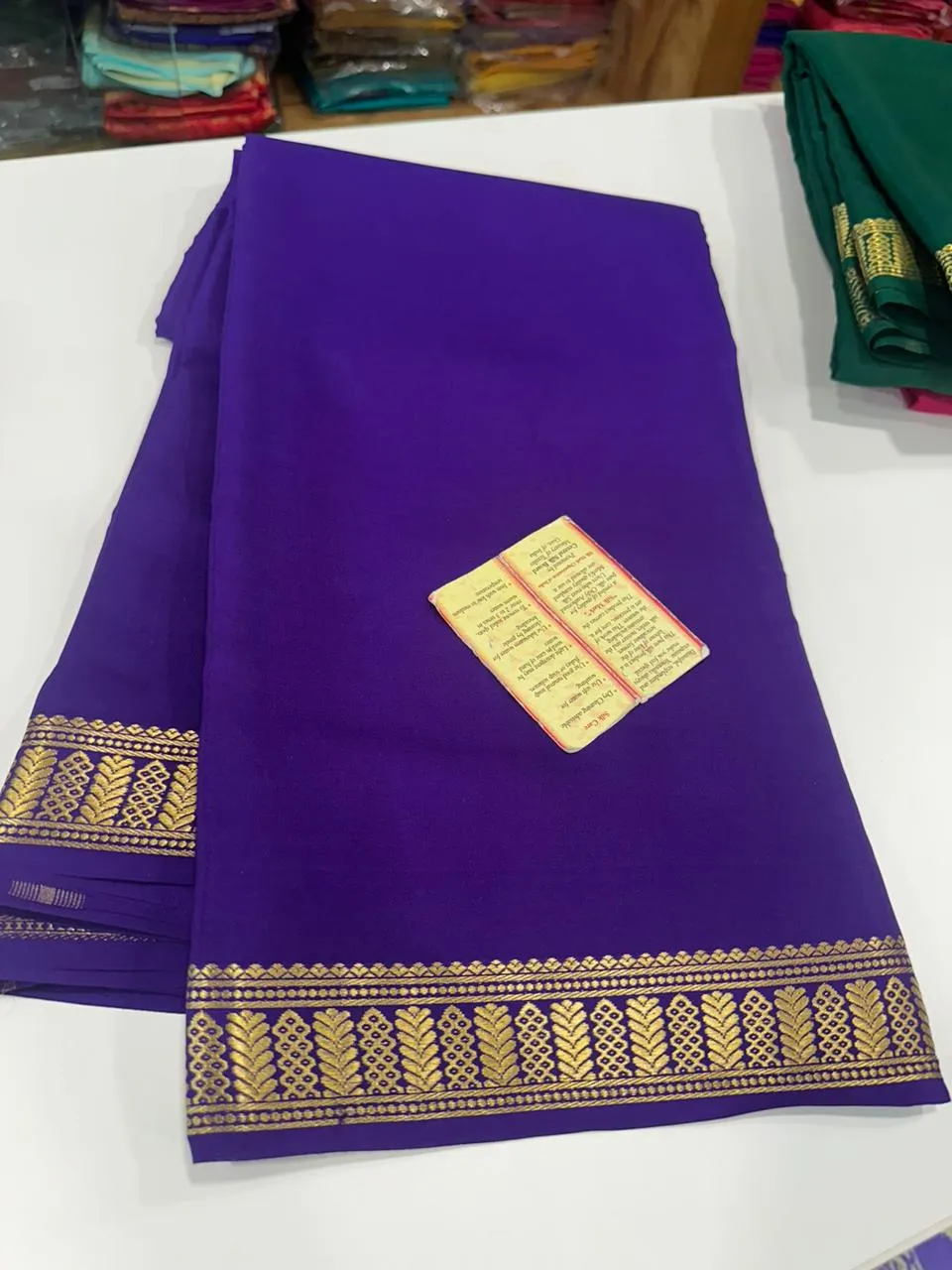 Pure Mysoore Silk Plain Saree