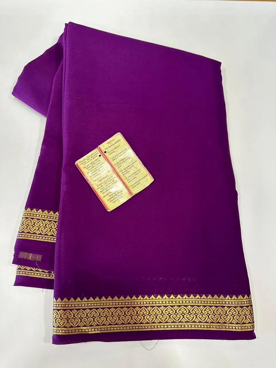 Pure Mysoore Silk Plain Saree