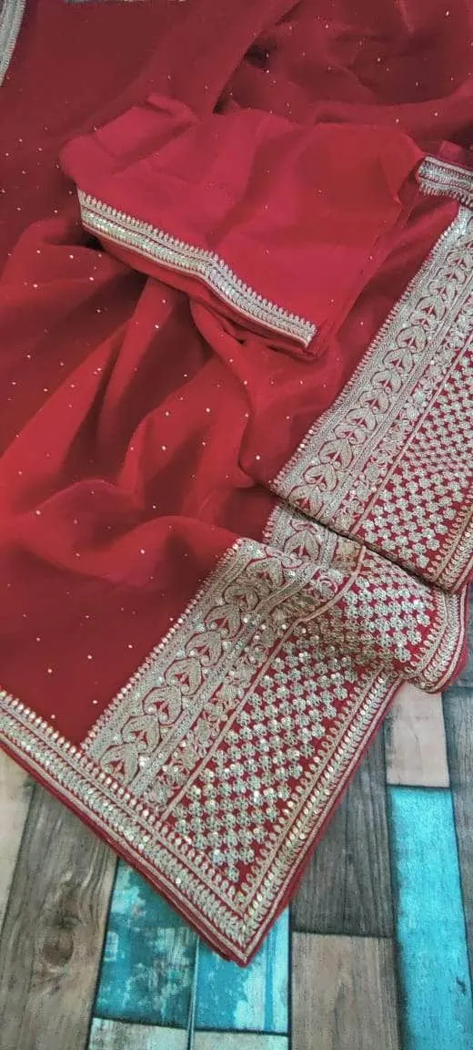 Pure Organza Silk Saree