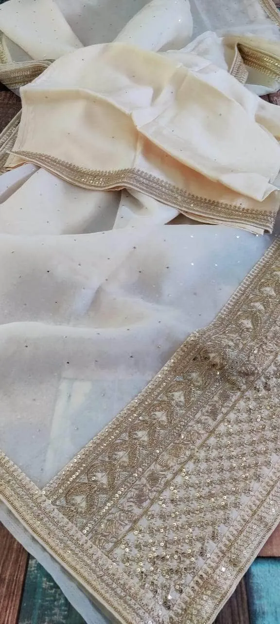 Pure Organza Silk Saree