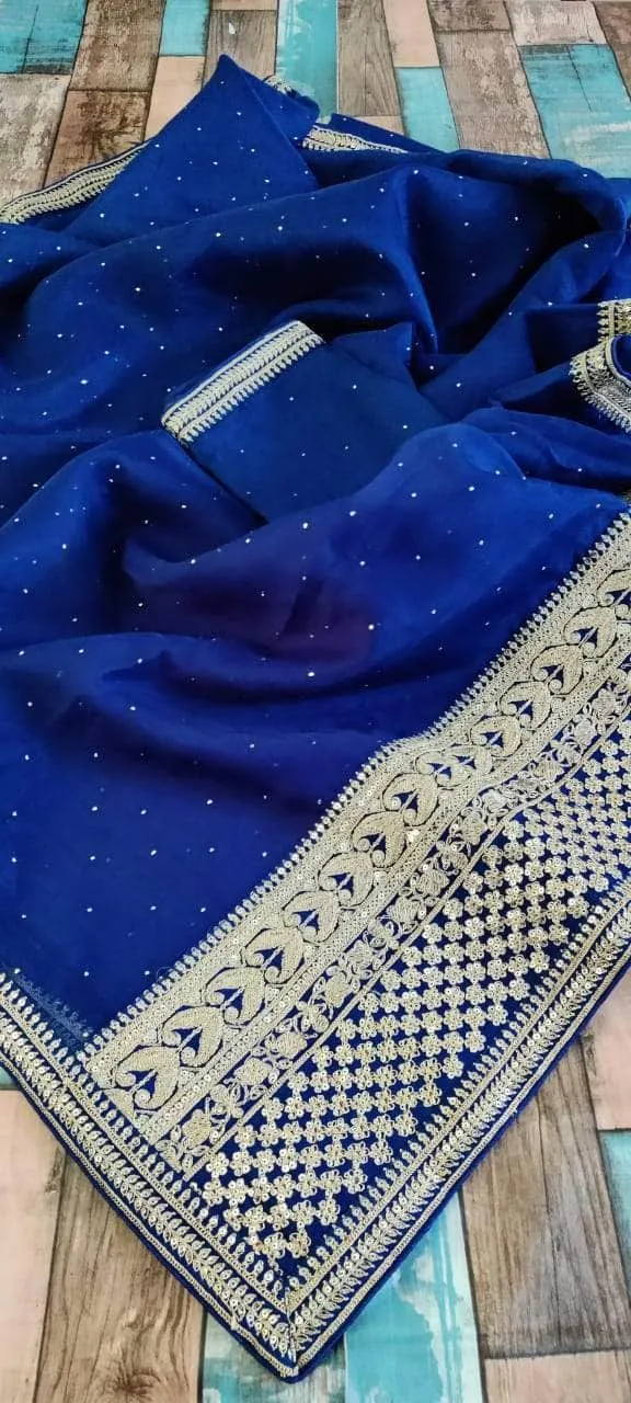 Pure Organza Silk Saree
