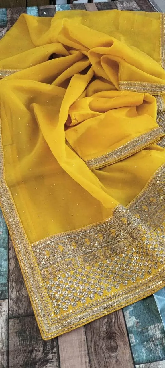 Pure Organza Silk Saree