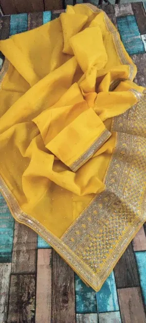 Pure Organza Silk Saree