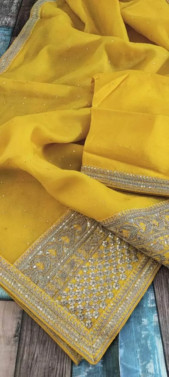 Pure Organza Silk Saree