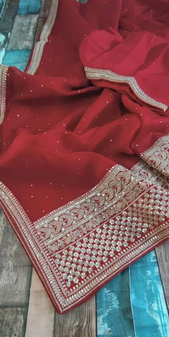 Pure Organza Silk Saree