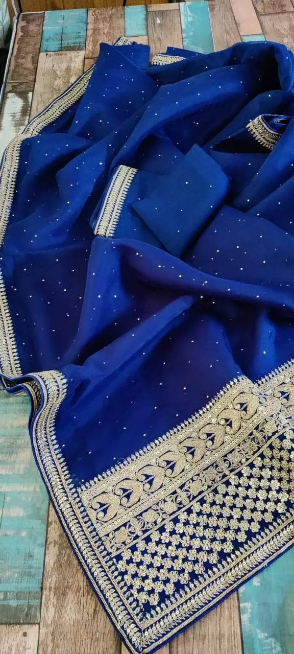 Pure Organza Silk Saree