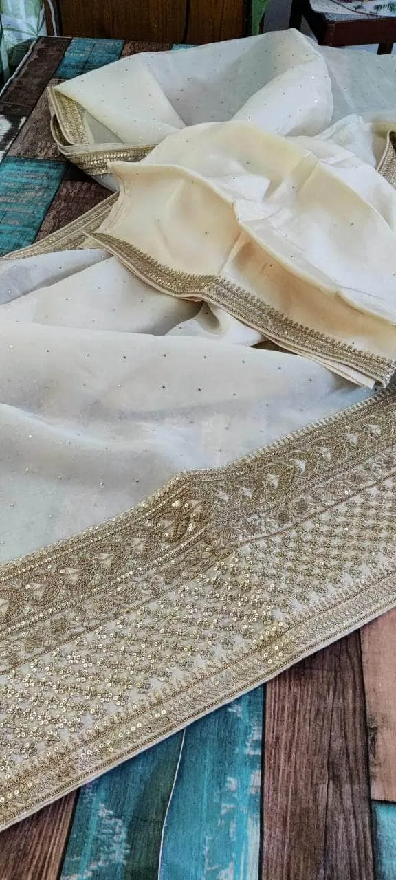 Pure Organza Silk Saree